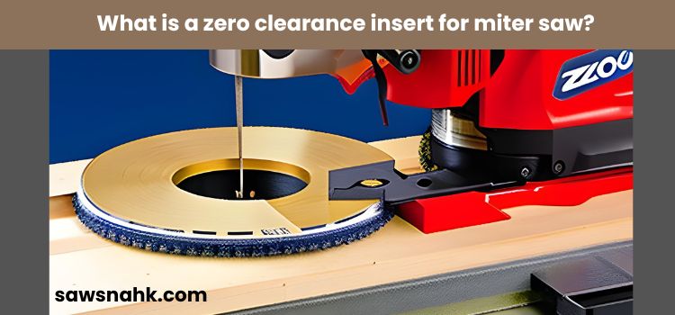 what is a zero clearance insert for miter saw? Complete Guide