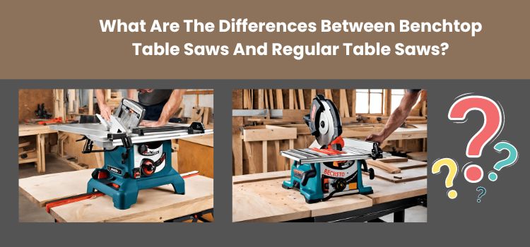 What Are The Differences Between Benchtop Table Saws And Regular Table Saws?