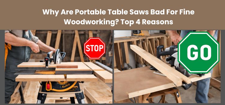 Why Are Portable Table Saws Bad For Fine Woodworking? Top 4 Reasons